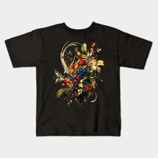 Leaves, Fruit and Berries Kids T-Shirt